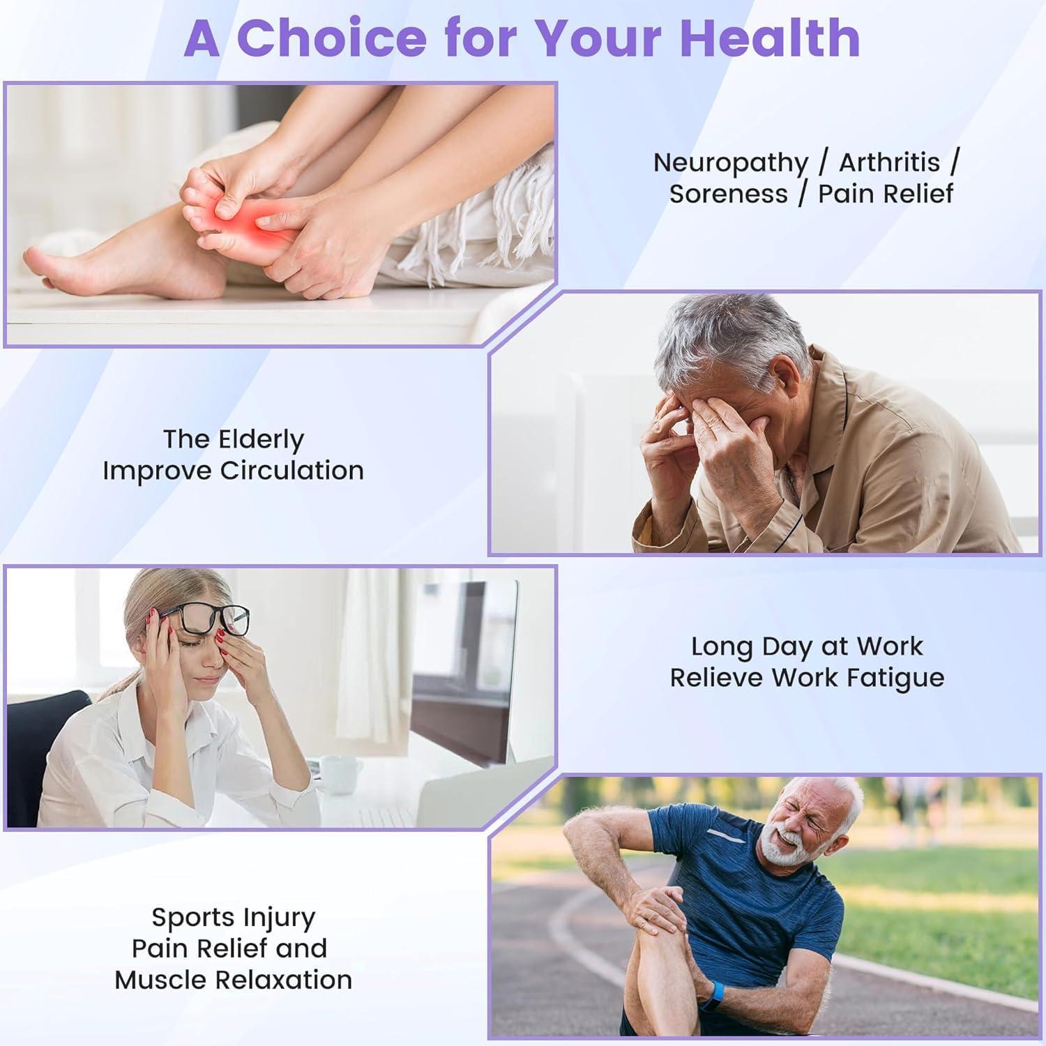 Masajeador de Pies EMS Creliver Pro+ para Neuropatía y Circulación