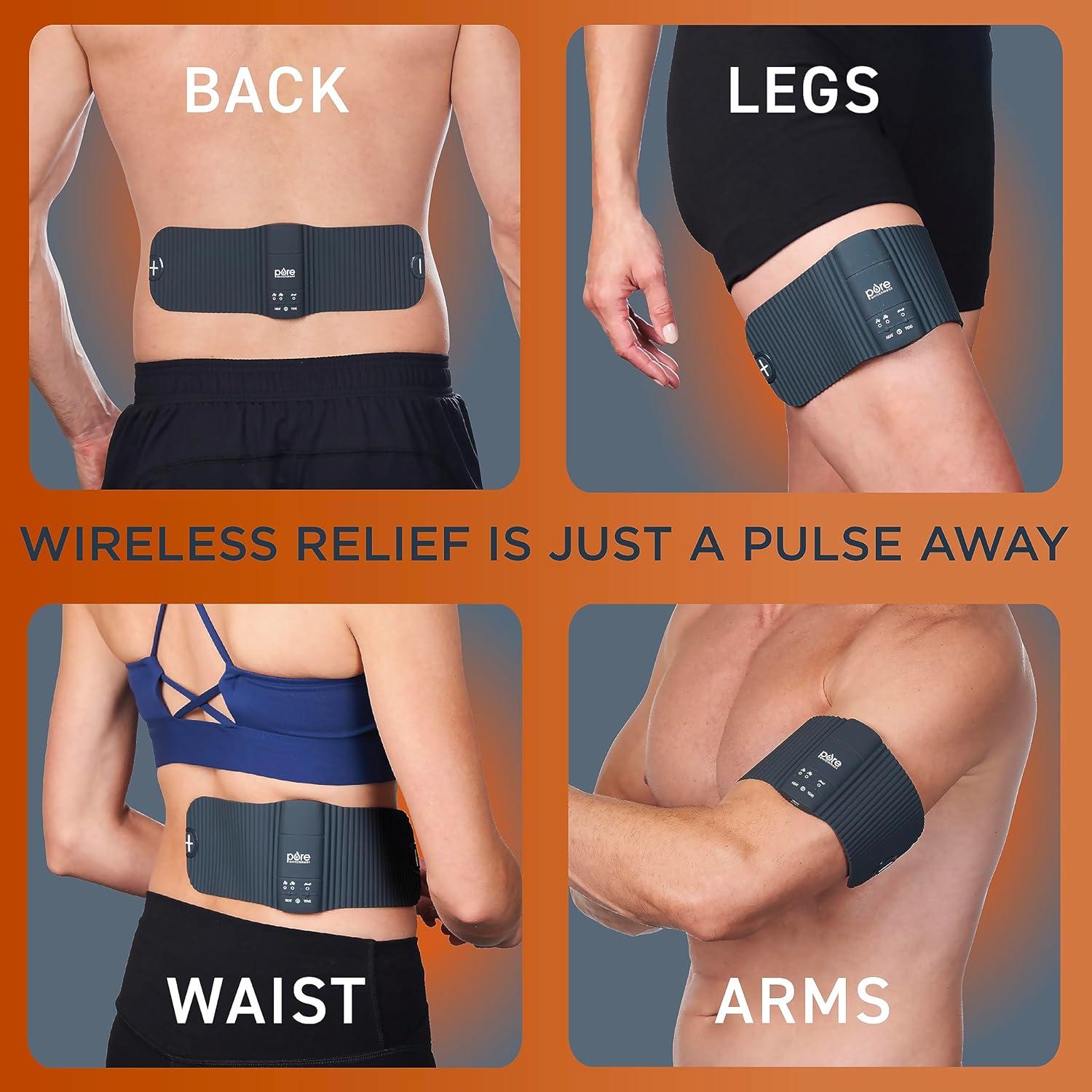 Terapia TENS Inalámbrica Pure Enrichment PurePulse Go con Calor