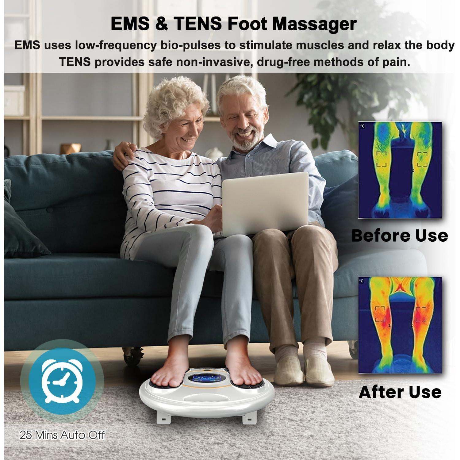 Masajeador de Pies EMS Creliver 25 Modos 99 Intensidades