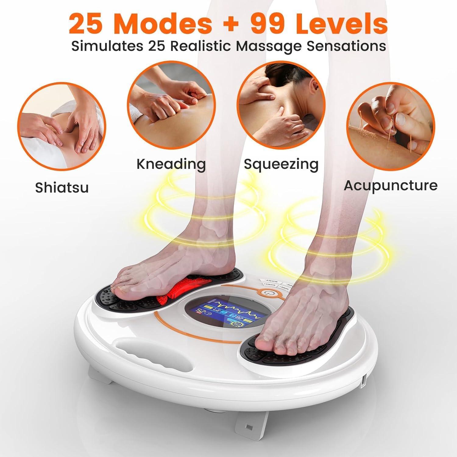 Masajeador de Pies EMS Creliver 25 Modos 99 Intensidades