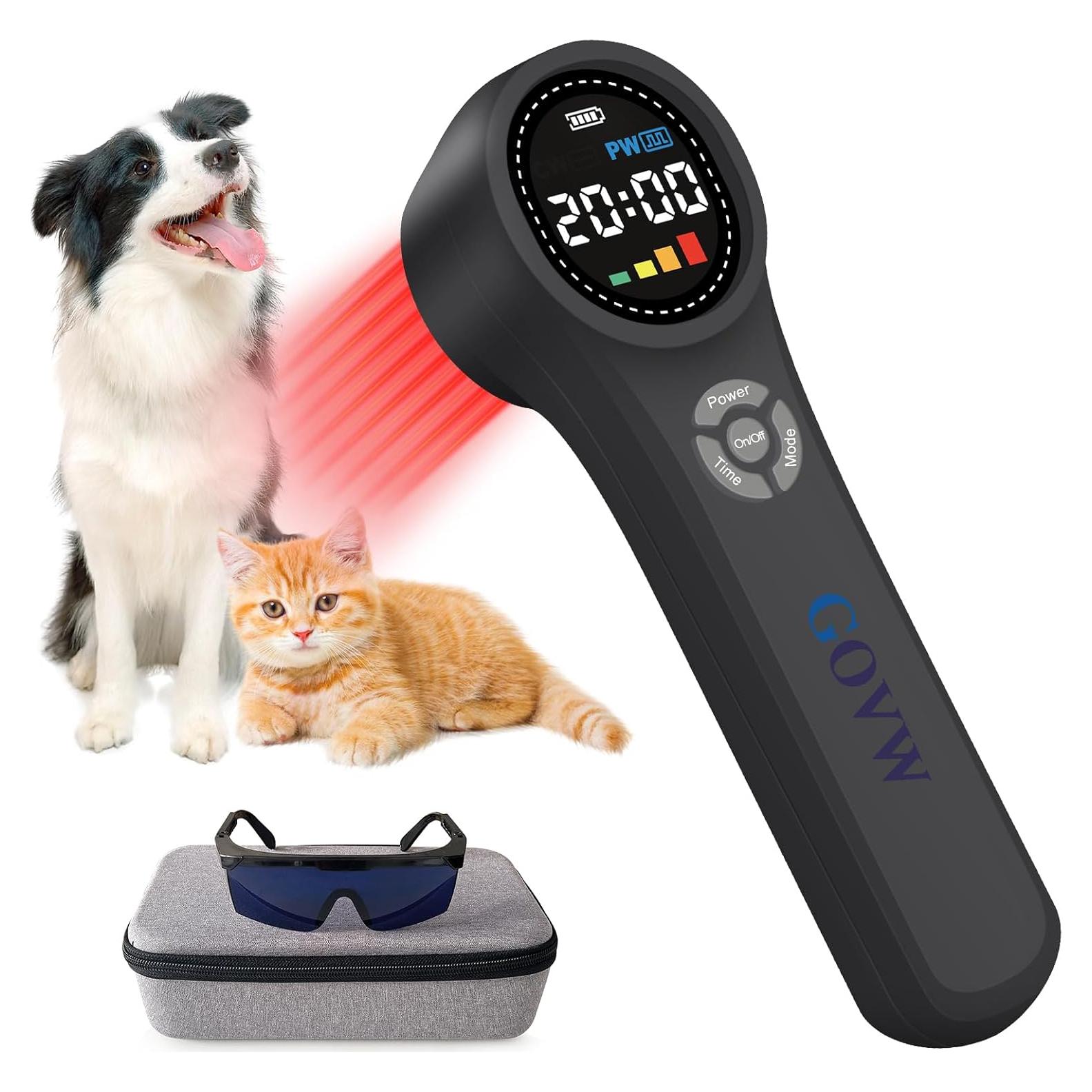 Terapia de Láser Frío GOVW para Mascotas, 3 Longitudes de Onda