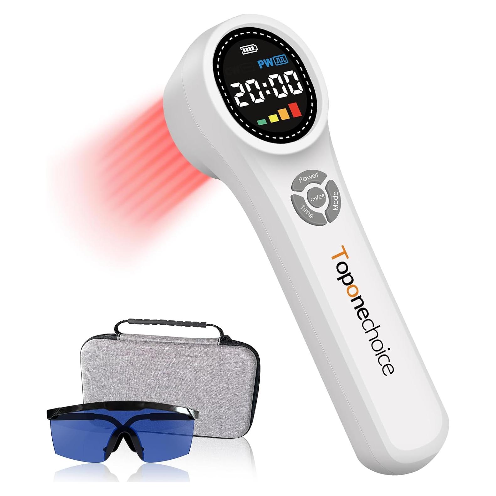 Dispositivo de Terapia de Luz Roja Toponechoice 24 Diodos Alivio Dolor