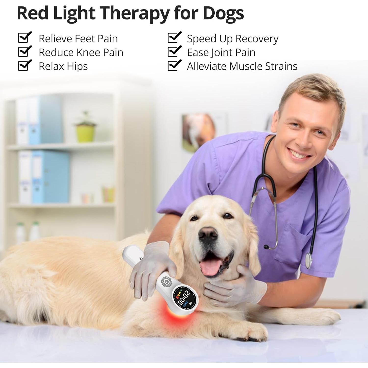 Dispositivo de Terapia de Luz Roja Toponechoice 24 Diodos Alivio Dolor