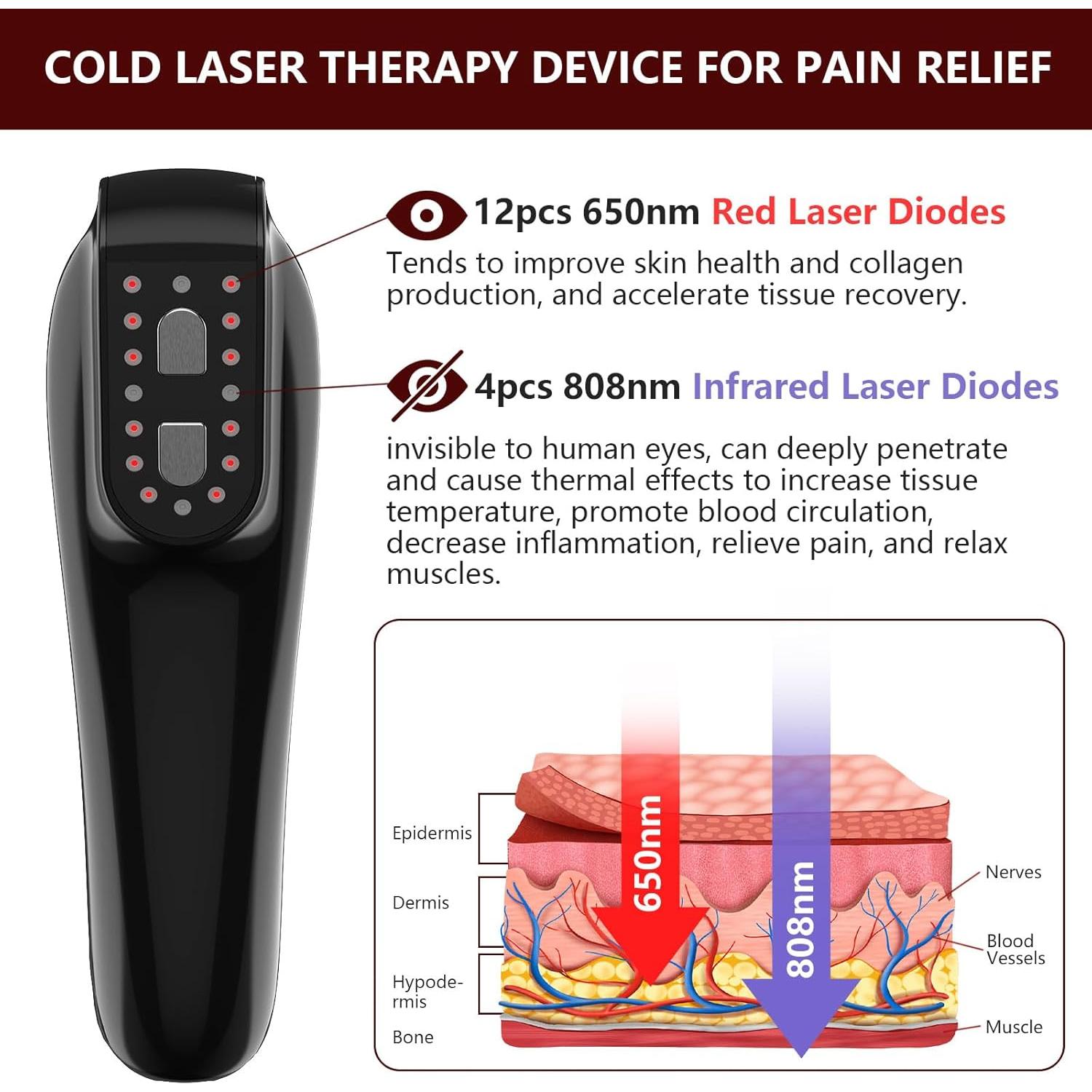 Terapia Lásers Frío PUPCA para Caballos 808nm y 650nm