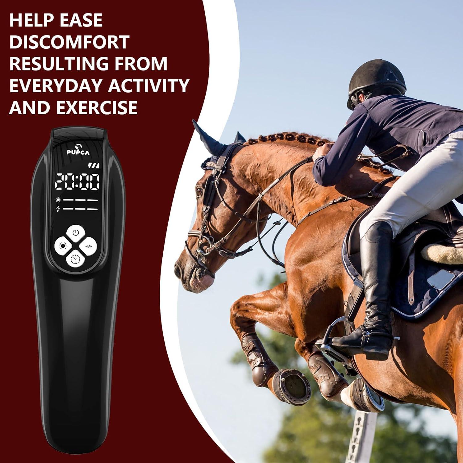 Terapia Lásers Frío PUPCA para Caballos 808nm y 650nm