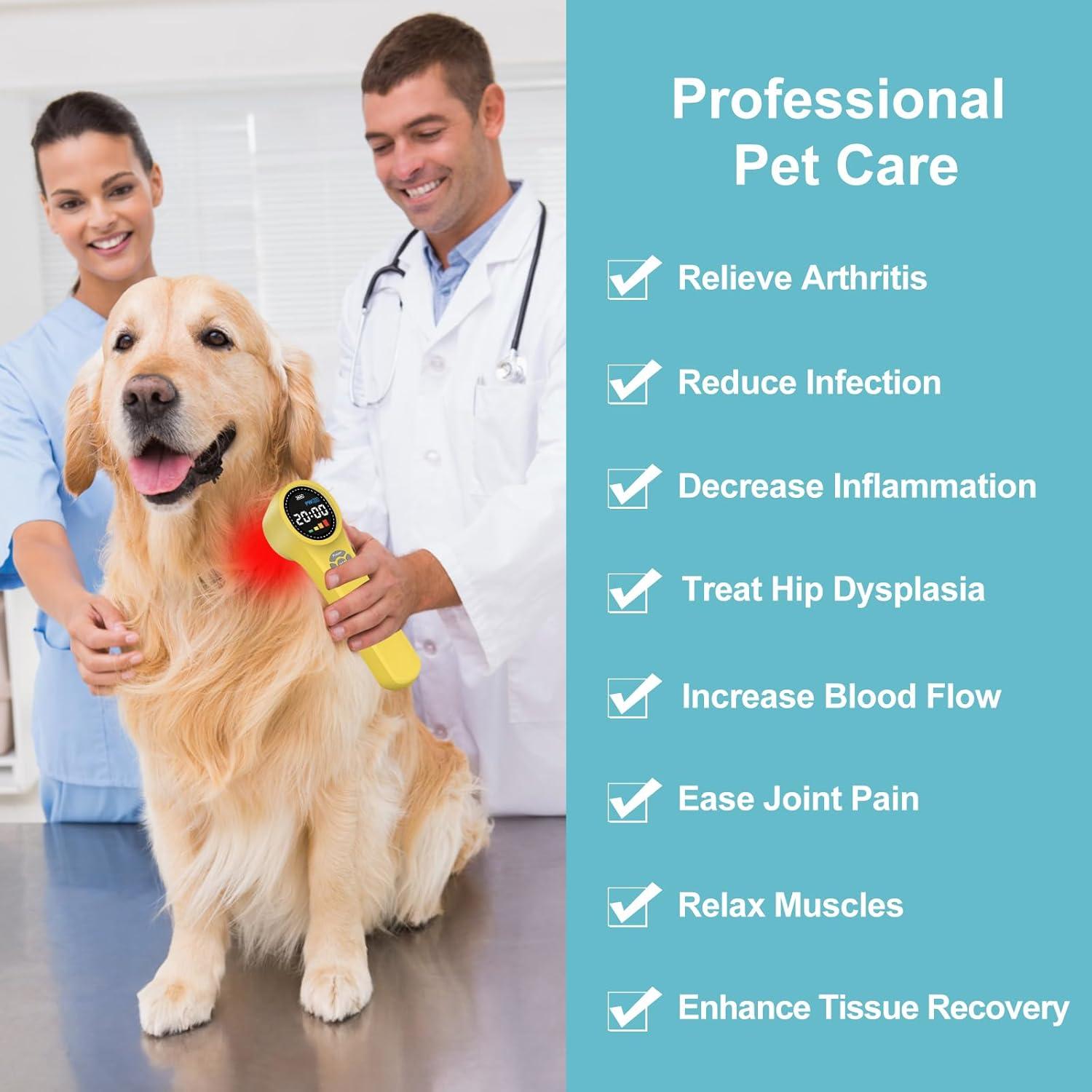 Dispositivo de Terapia Láser Frío MBBQNN para Mascotas 660nm 810nm 980nm