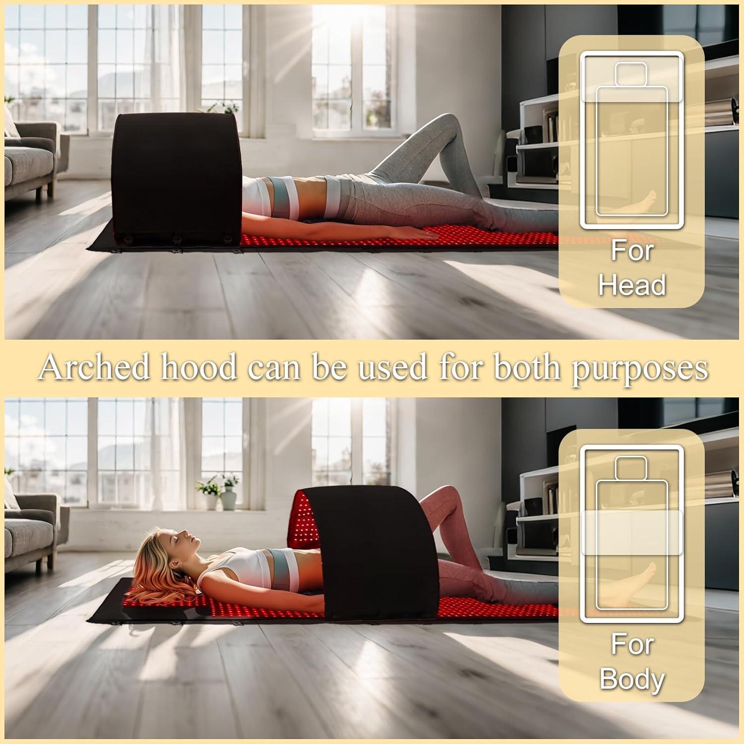 Cámara de Terapia de Luz Roja Fuuerds 2025 4 Modos Alivio Dolor