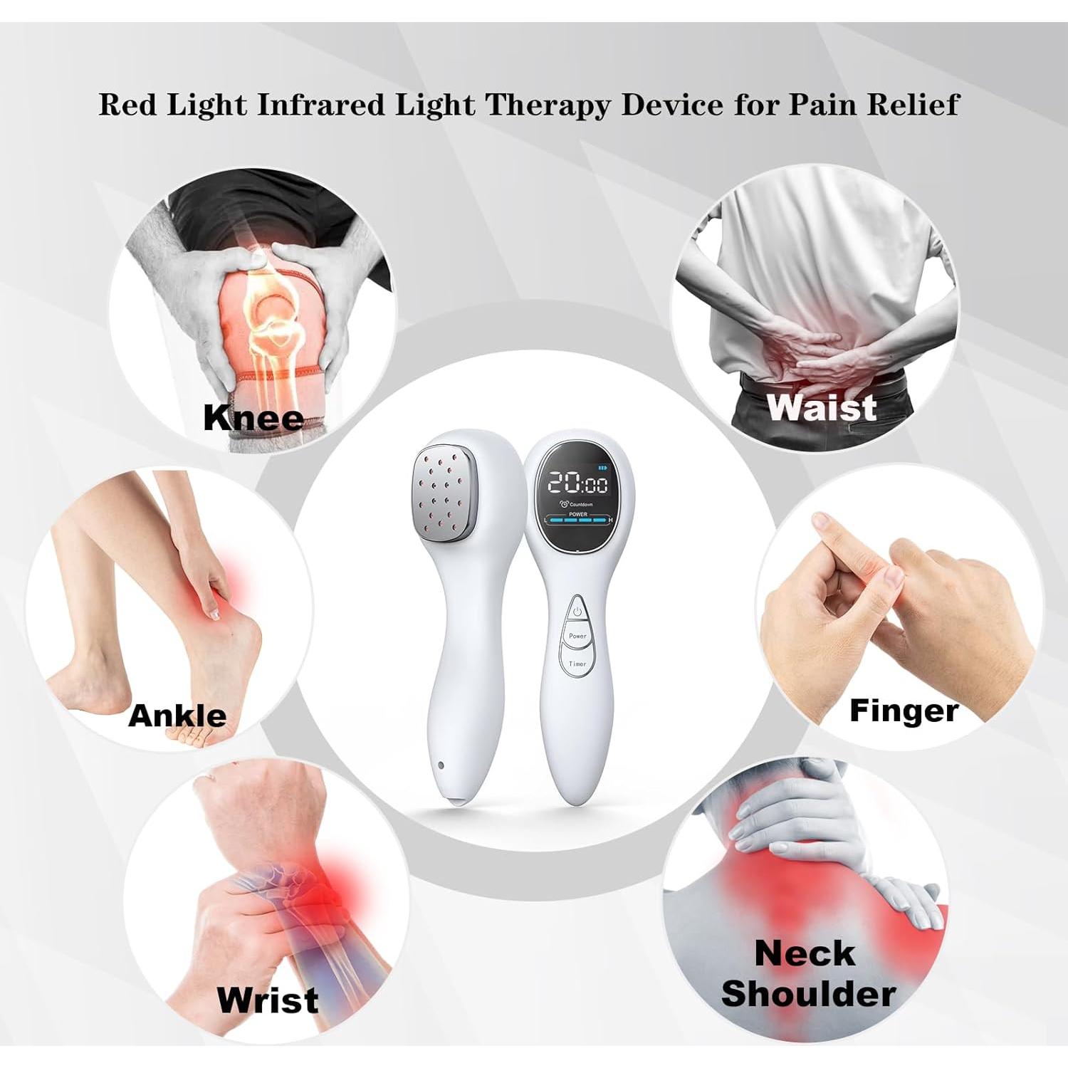 Dispositivo de Terapia de Luz Roja MicroC Tech 15x650nm 3x808nm