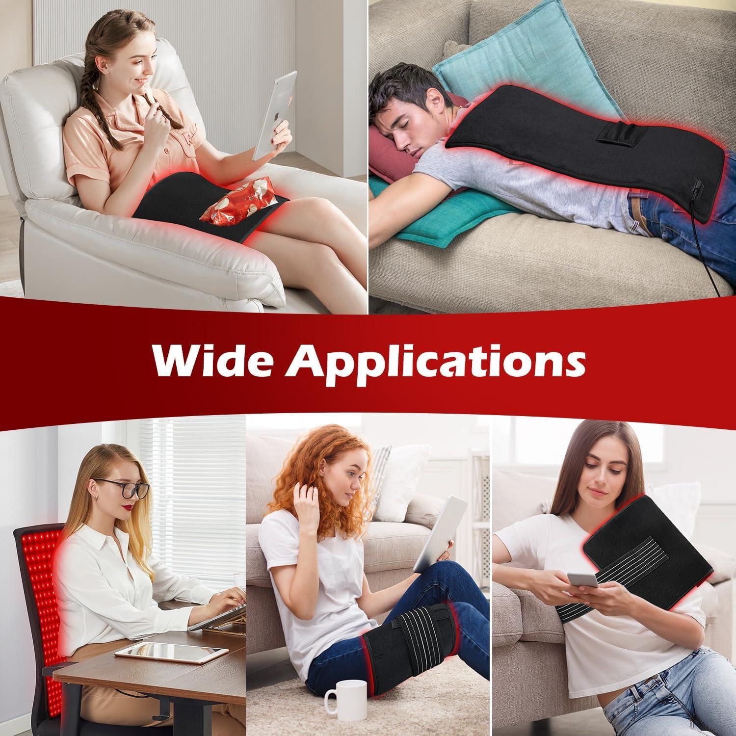 Almohadilla de Terapia de Luz Roja 24x12" 32W Infrarroja - Shenzhen