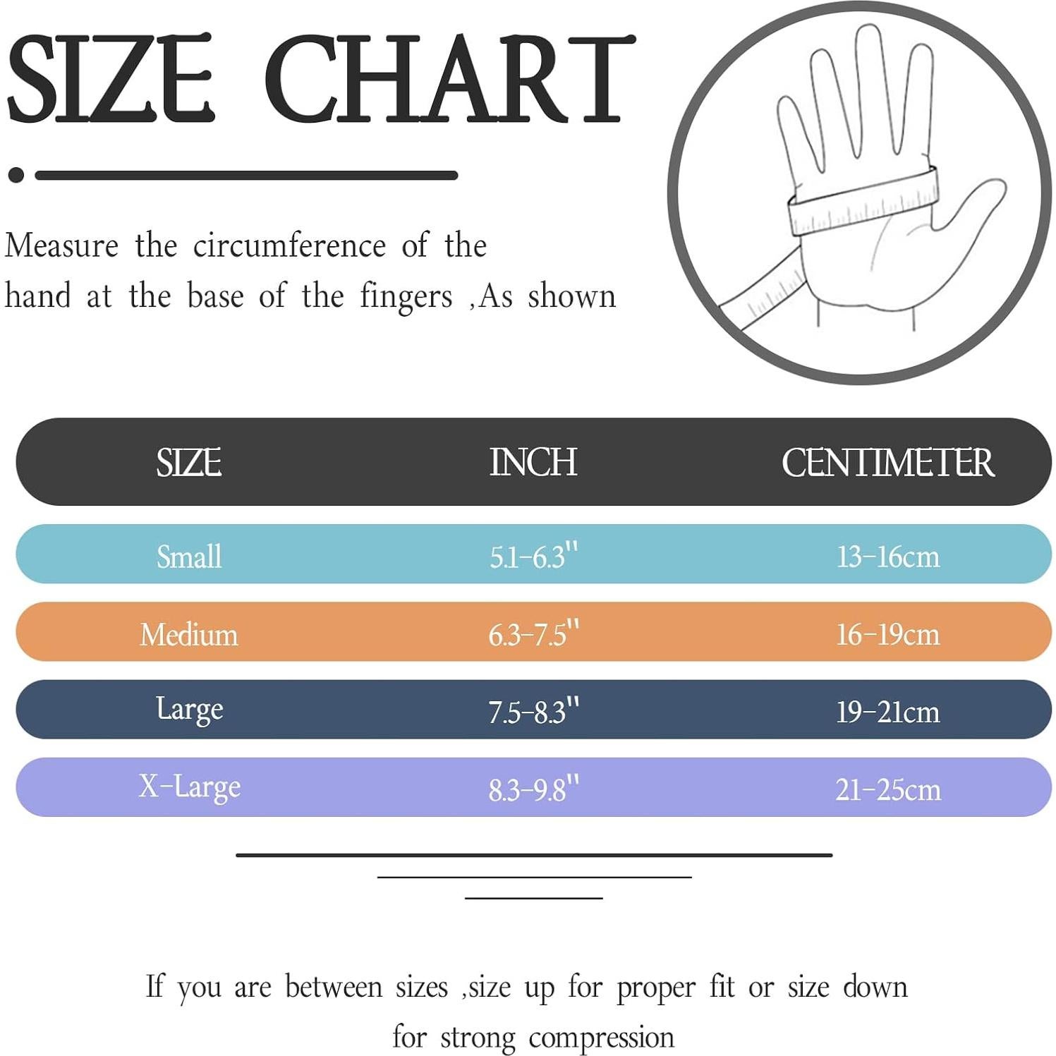 Guantes de compresión de cobre Vlela para artritis - Pequeño
