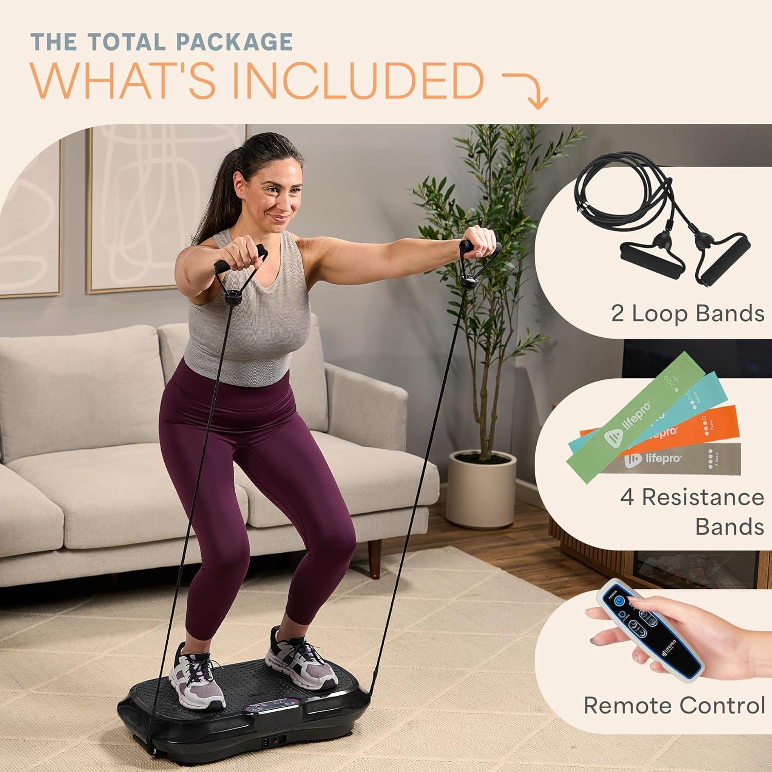 Plataforma de Vibración LifePro Waver - Ejercicio y Fitness