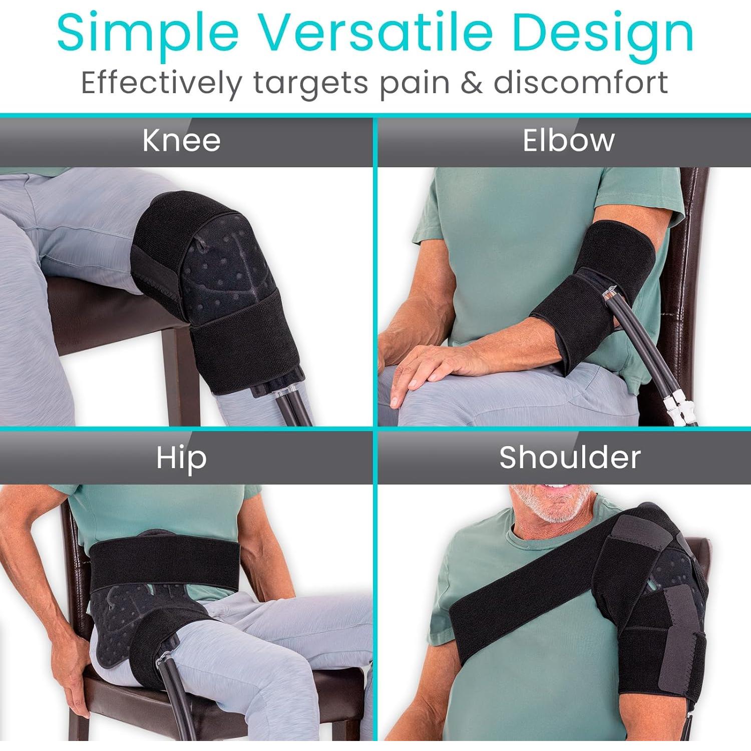 Máquina de Terapia de Hielo Vive RHB3026BLK para Rodilla y Hombro