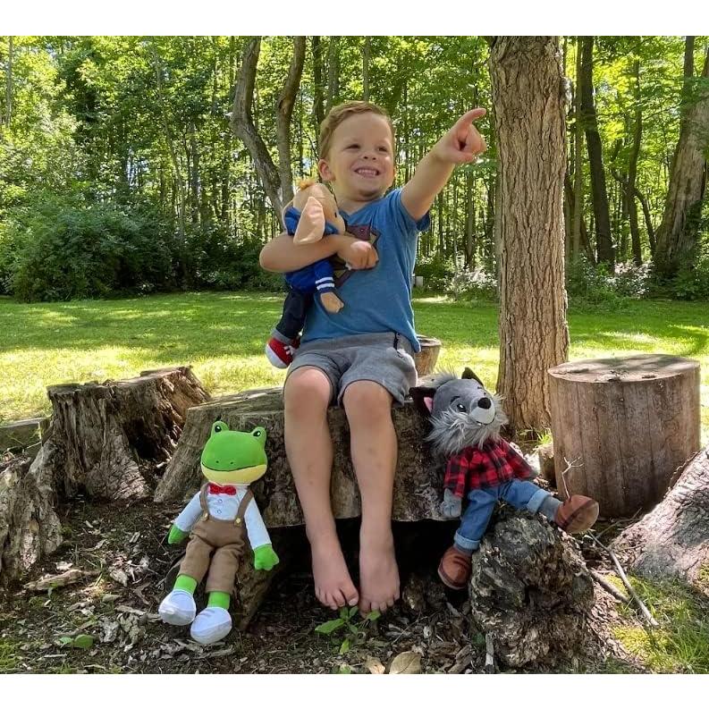 Muñeca de Peluche Dougie Plushible 45.7 cm con Ropa