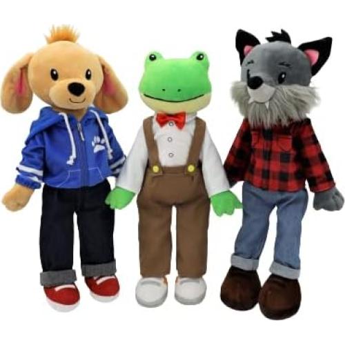 Muñeca de Peluche Dougie Plushible 45.7 cm con Ropa