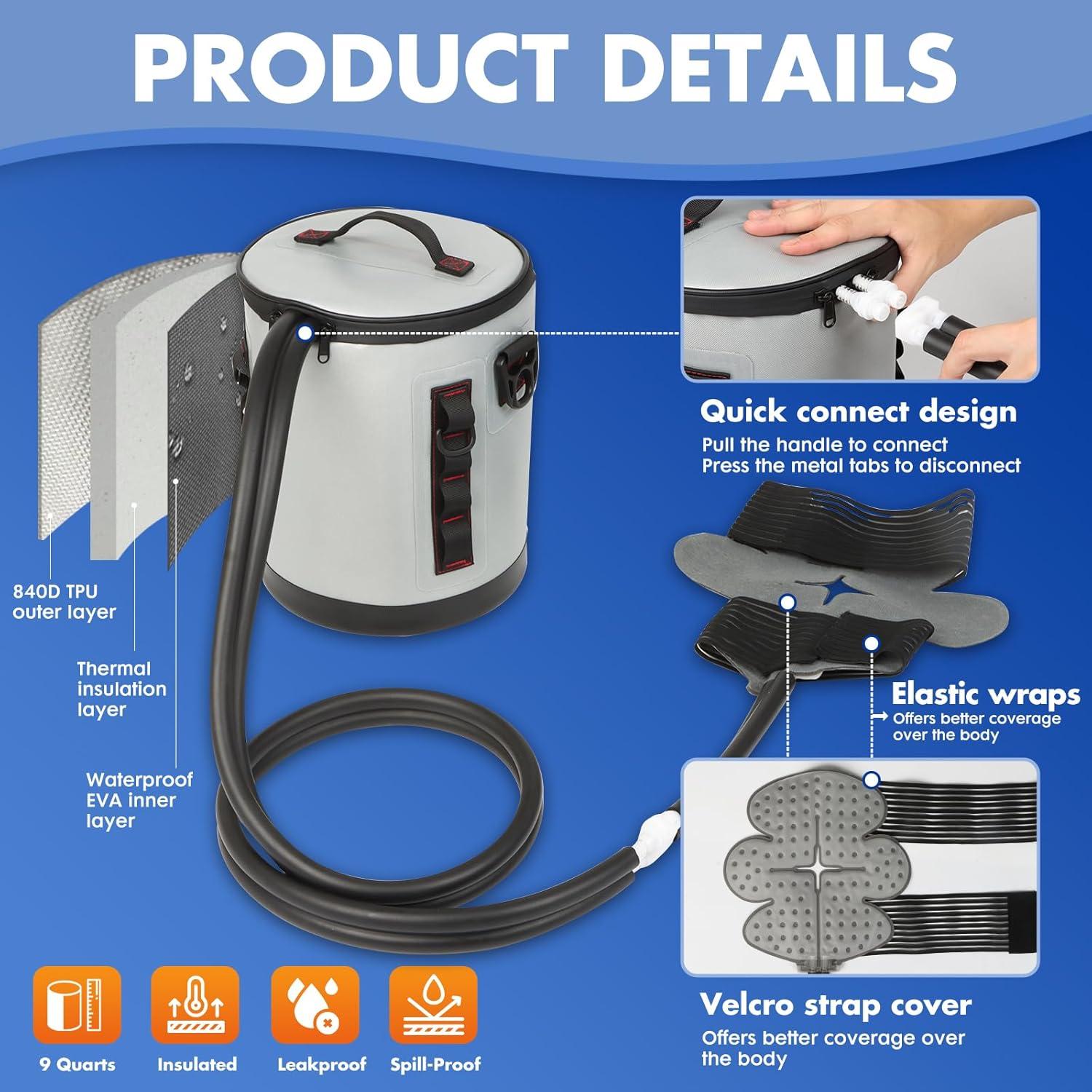 Máquina de Terapia Fría ALIESTFDNO con Temporizador Digital