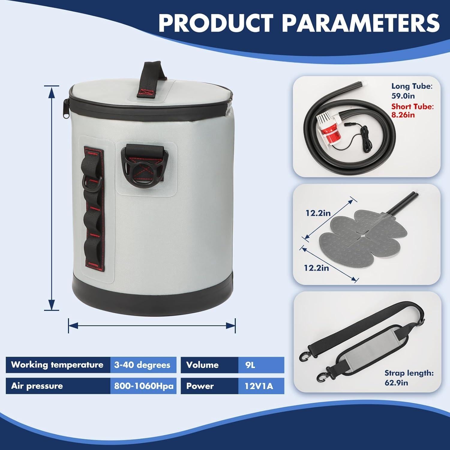 Máquina de Terapia Fría ALIESTFDNO con Temporizador Digital