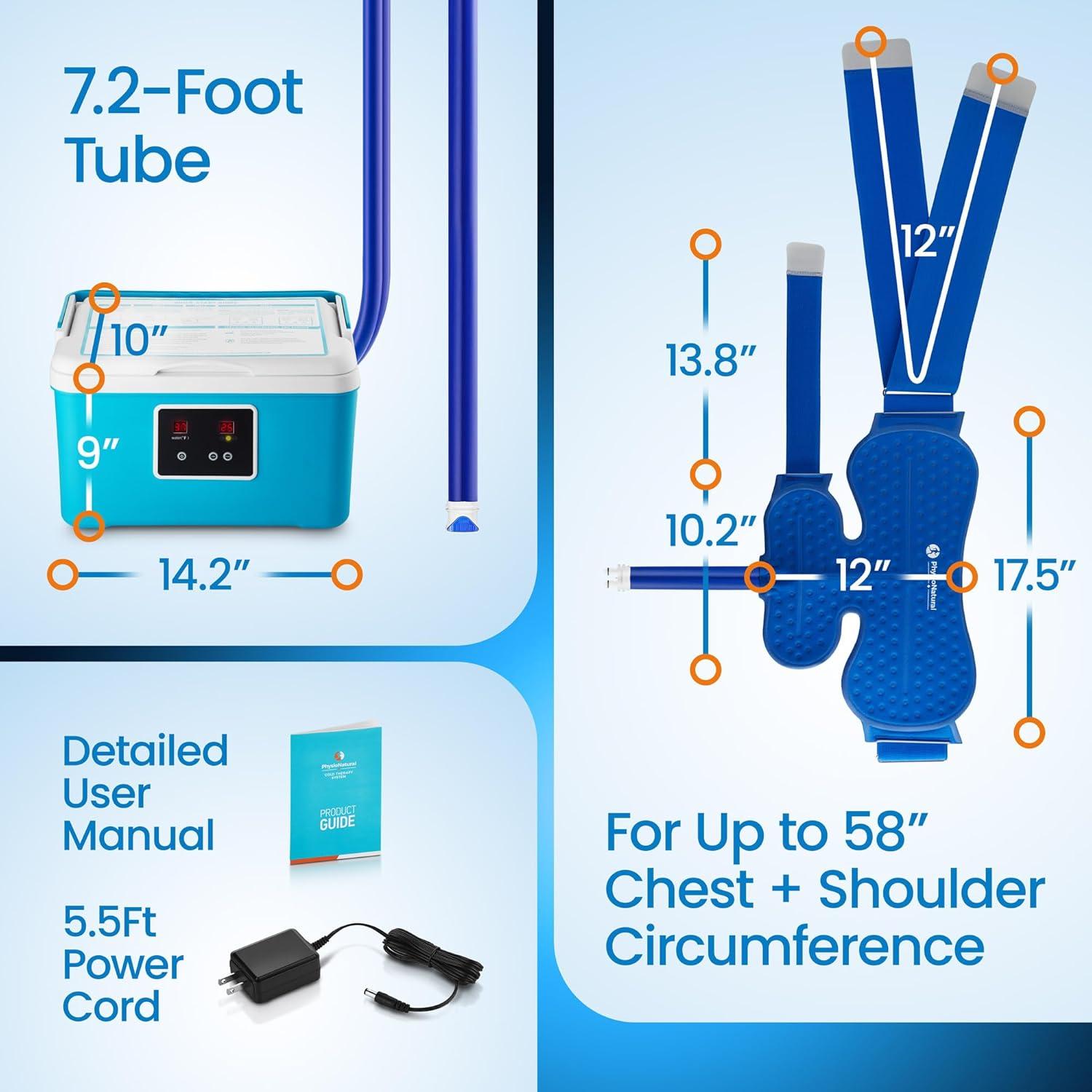 Sistema de Terapia Fría PhysioNatural para Hombro - Alivio Postquirúrgico