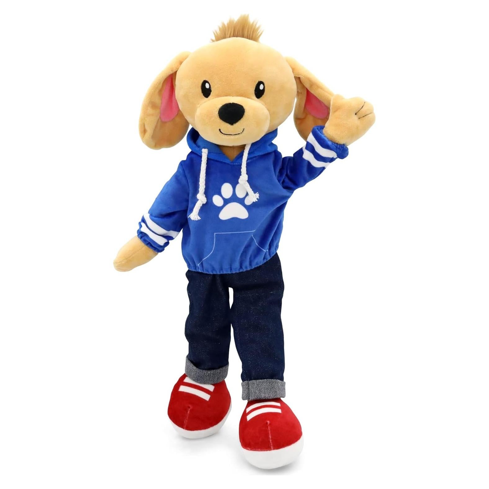 Muñeca de Peluche Plushible Dougie 45 cm con Ropa