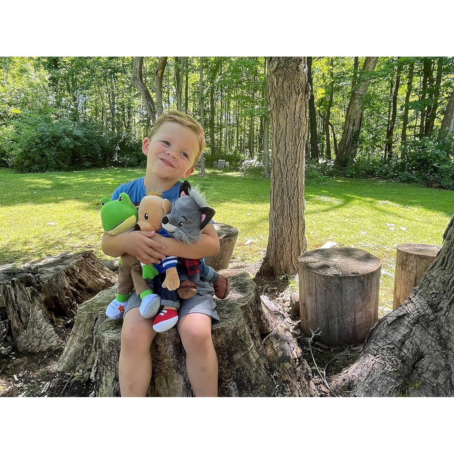 Muñeca de Peluche Plushible Dougie 45 cm con Ropa