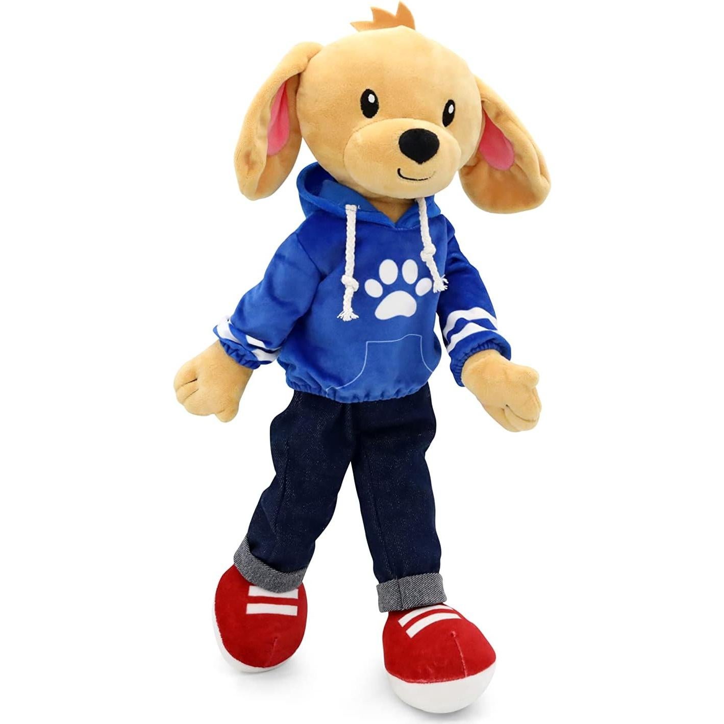 Muñeca de Peluche Plushible Dougie 45 cm con Ropa
