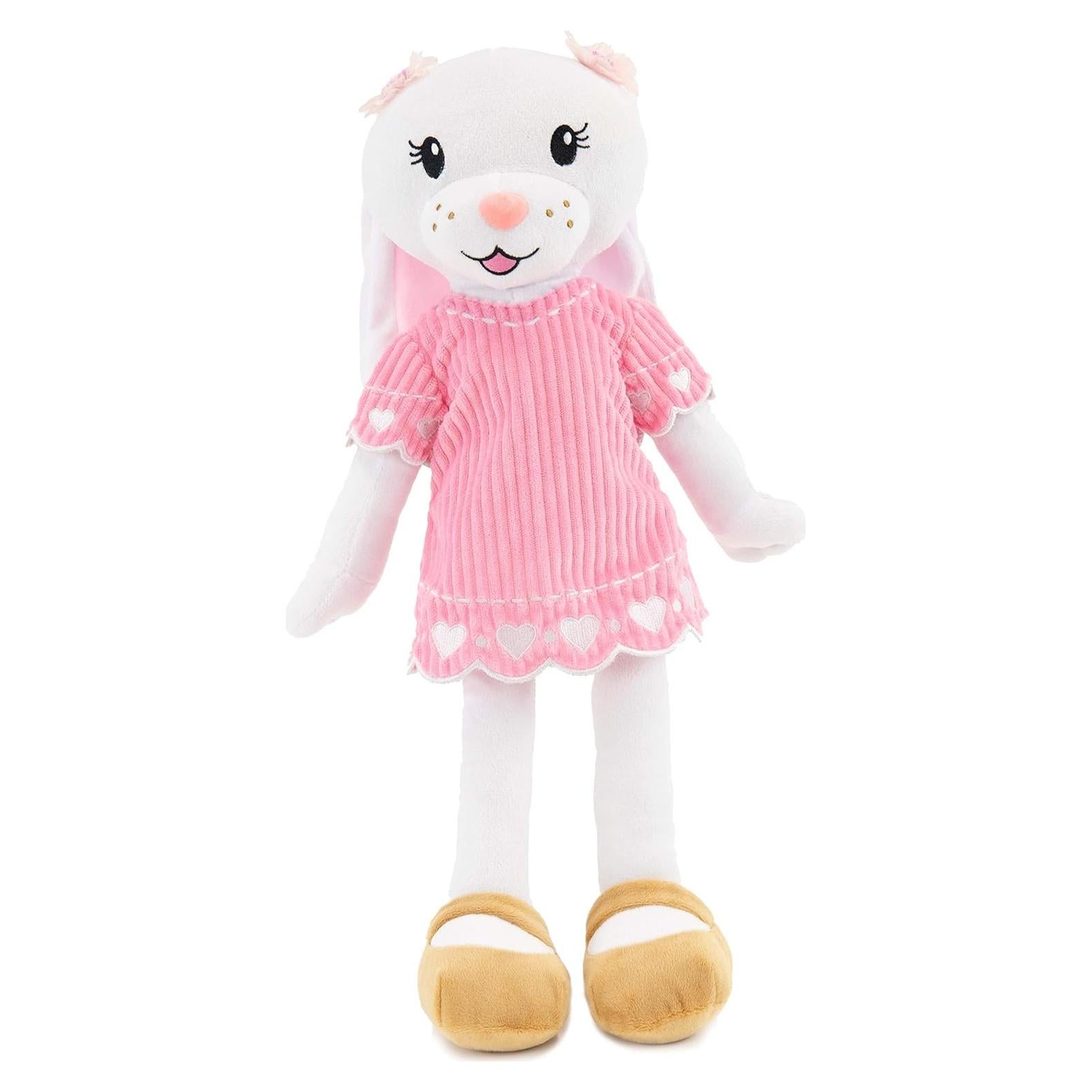 Muñeca de Peluche Brie Conejo 45 cm con 2 Conjuntos
