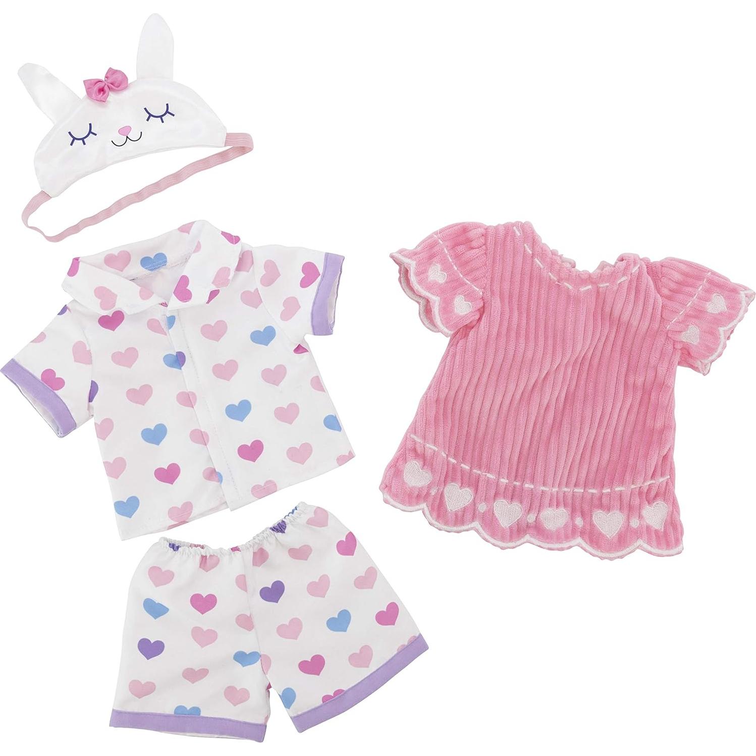 Muñeca de Peluche Brie Conejo 45 cm con 2 Conjuntos