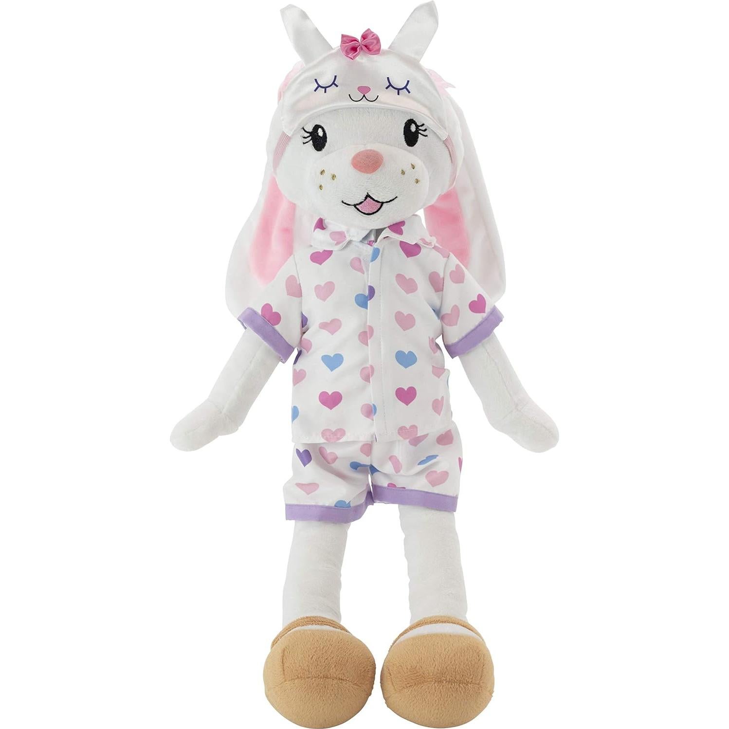 Muñeca de Peluche Brie Conejo 45 cm con 2 Conjuntos