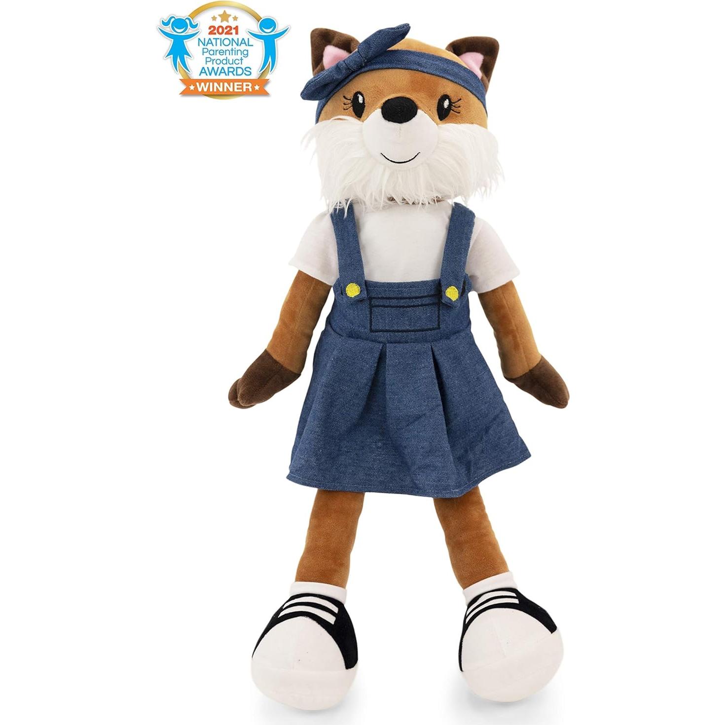 Muñeca de Peluche Suave Plushible Zorro 45.7 cm con Ropa