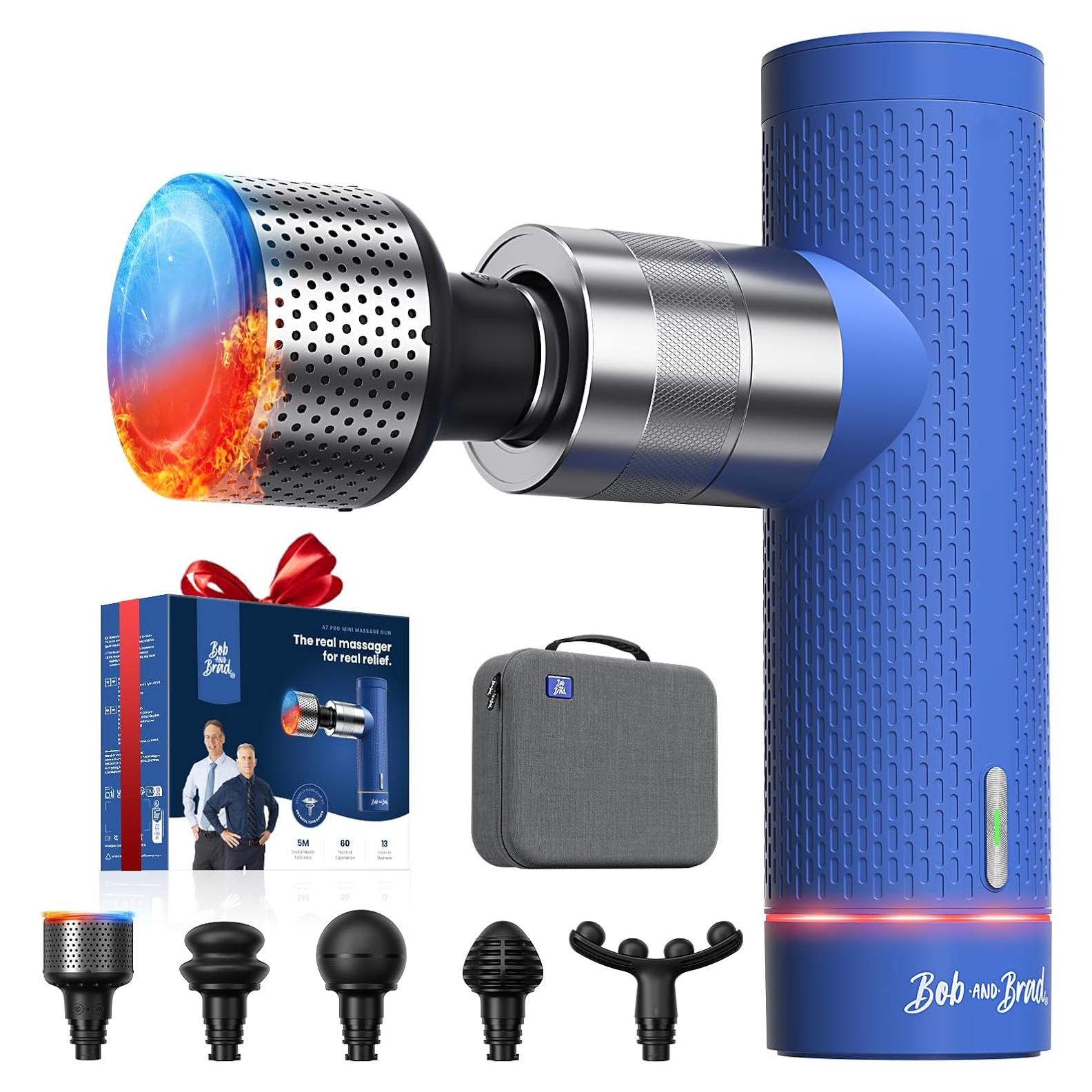 Pistola de Masaje BOB Y BRAD A7 Pro con Calor y Frío 0.59kg