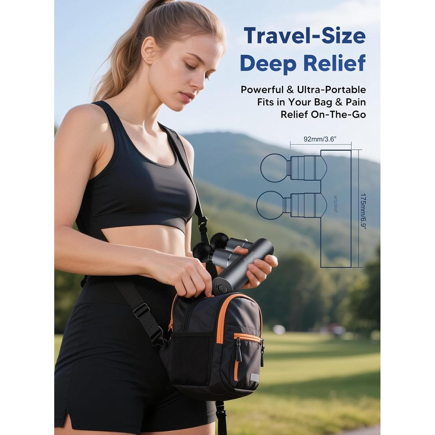 Pistola de Masaje Tejido Profundo arboleaf CM20G 5 Modos