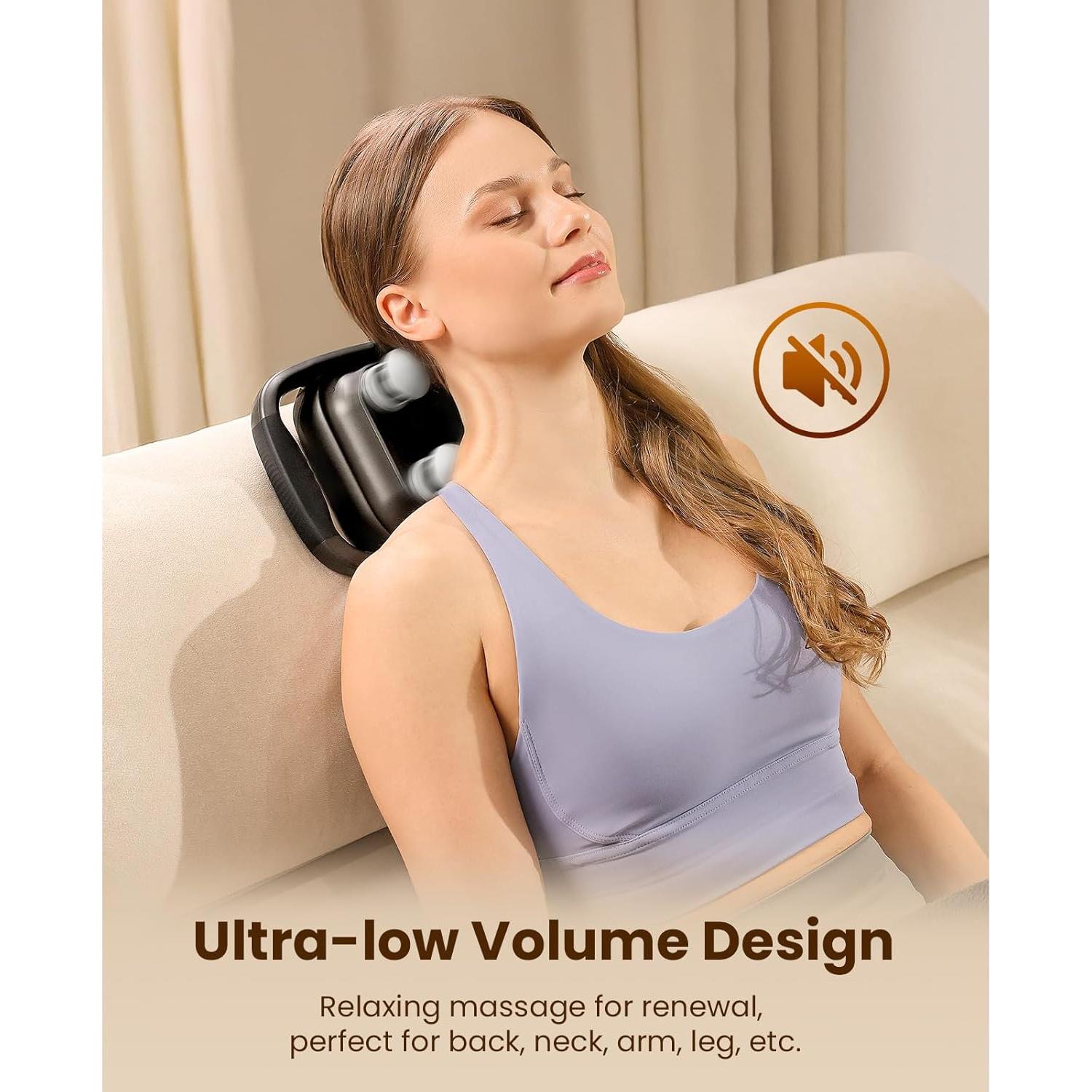 Pistola de Masaje BOB Y BRAD A1 4 Cabezas Tejido Profundo