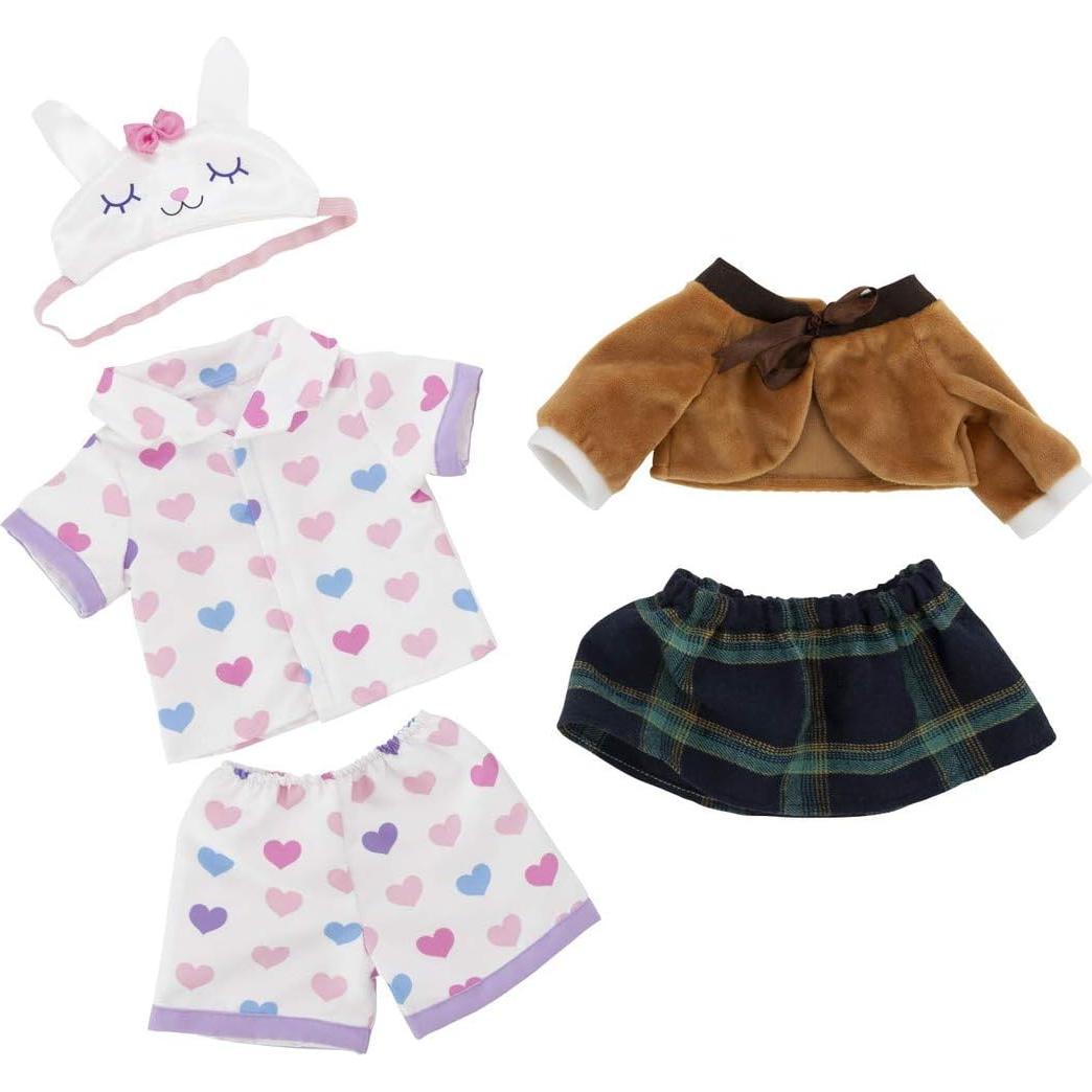 Muñeca de Peluche Suave Alpaca Plushible 45 cm con Ropa