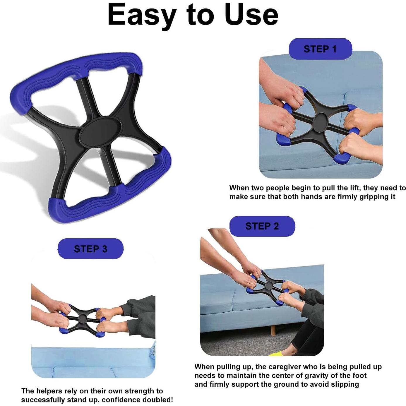 Asistente de Elevación Liberty - Dispositivo Portátil Antideslizante