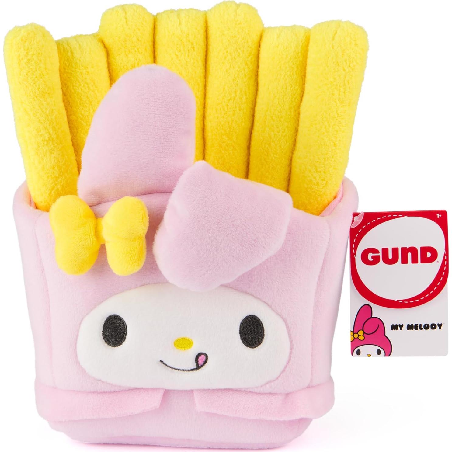 Peluche GUND My Melody Papas Fritas 20 cm Rosa/Amarillo