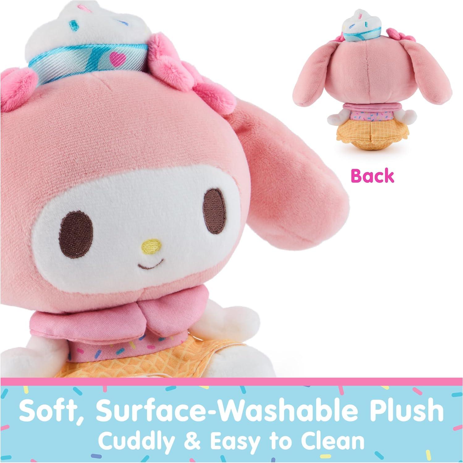 Peluche Helado My Melody GUND 15 cm Rosa/Blanco