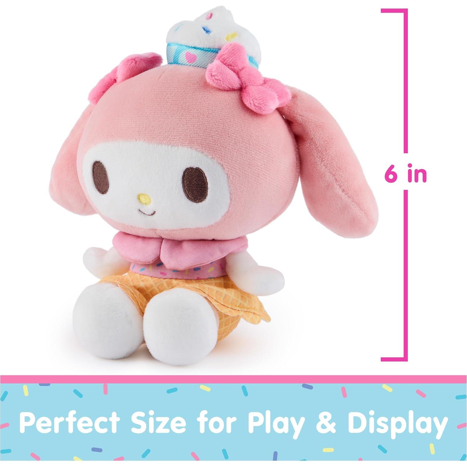 Peluche Helado My Melody GUND 15 cm Rosa/Blanco