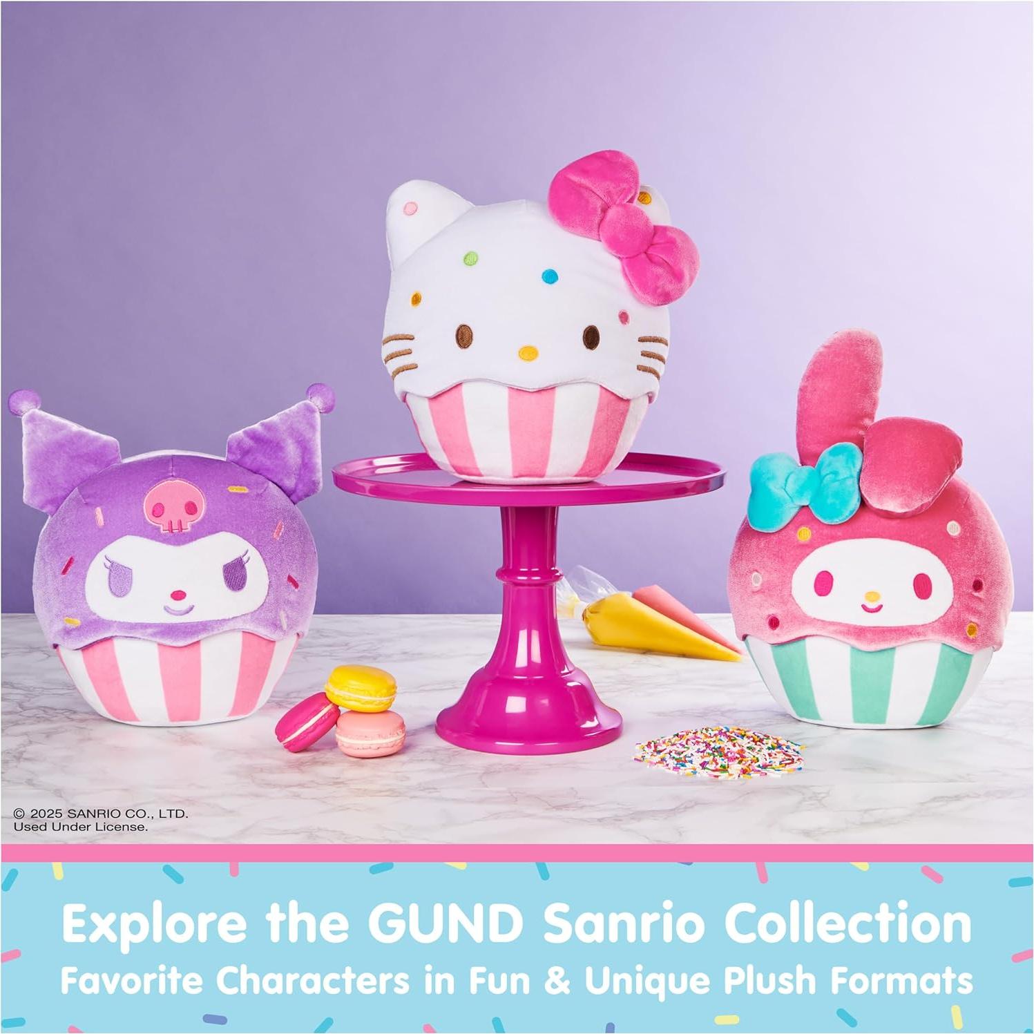 Peluche Helado My Melody GUND 15 cm Rosa/Blanco