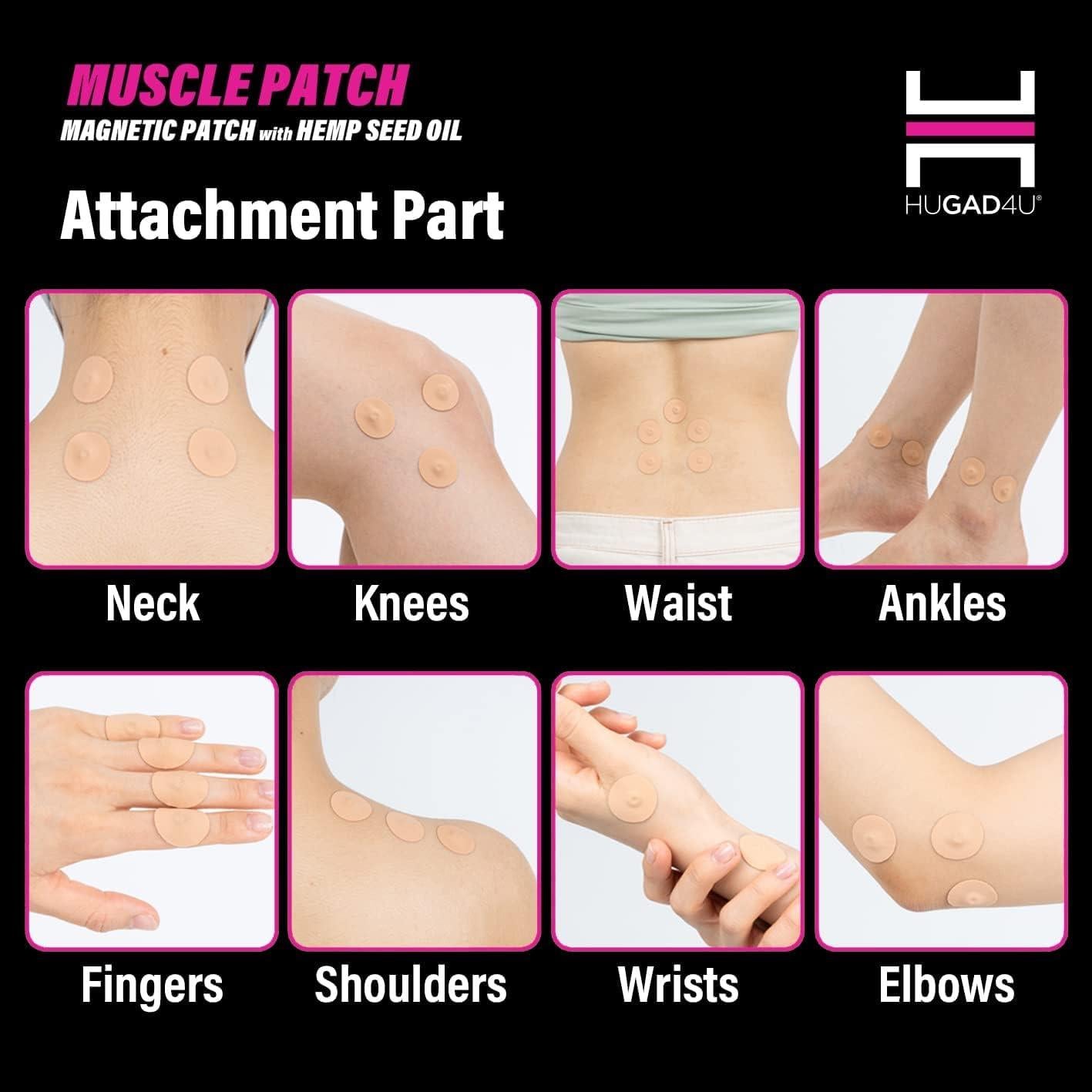 Parche Magnético Muscular Healthanapa 45 Parches 1300 Gauss