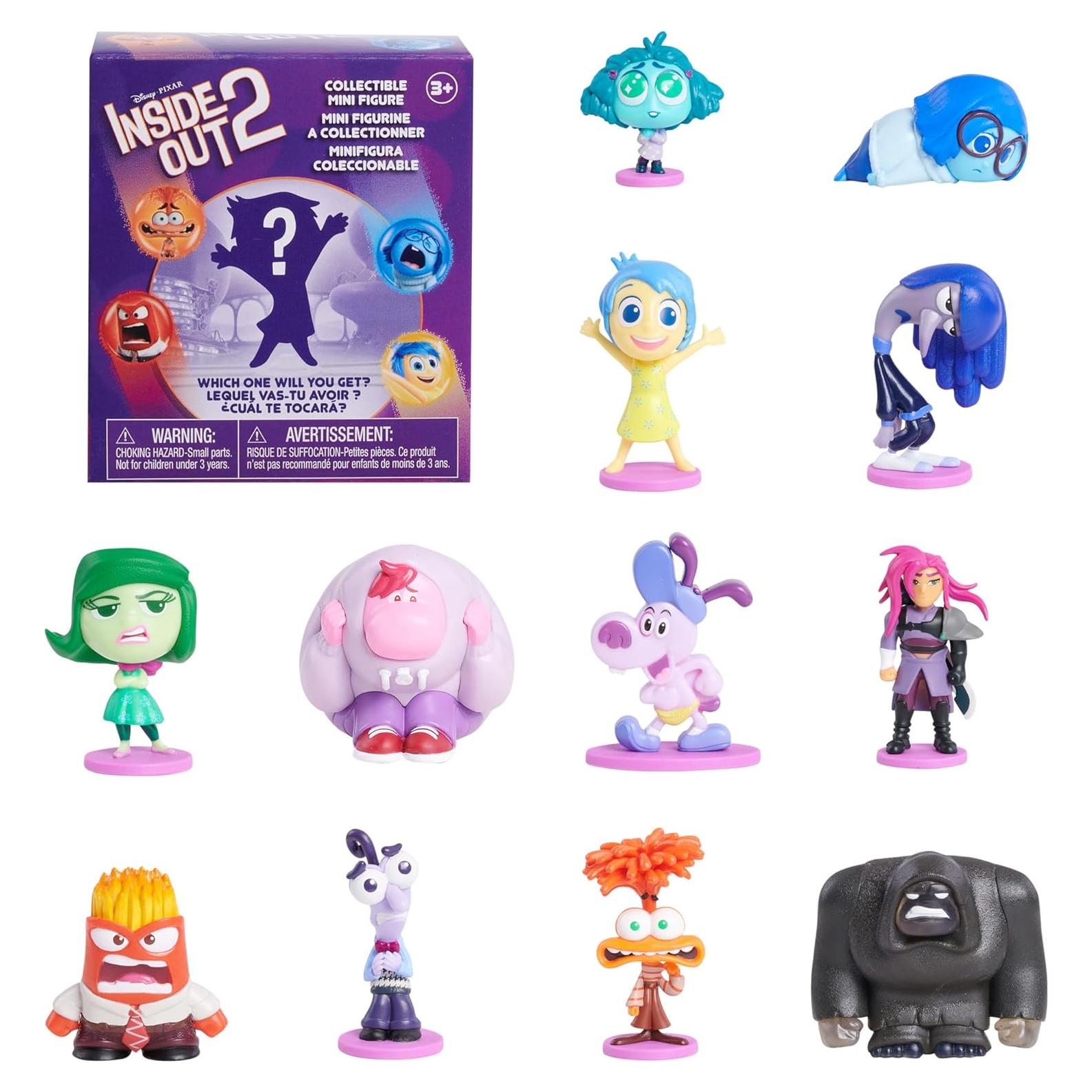 Figuras Coleccionables Inside Out 2 Just Play 2,54 a 6,35 cm