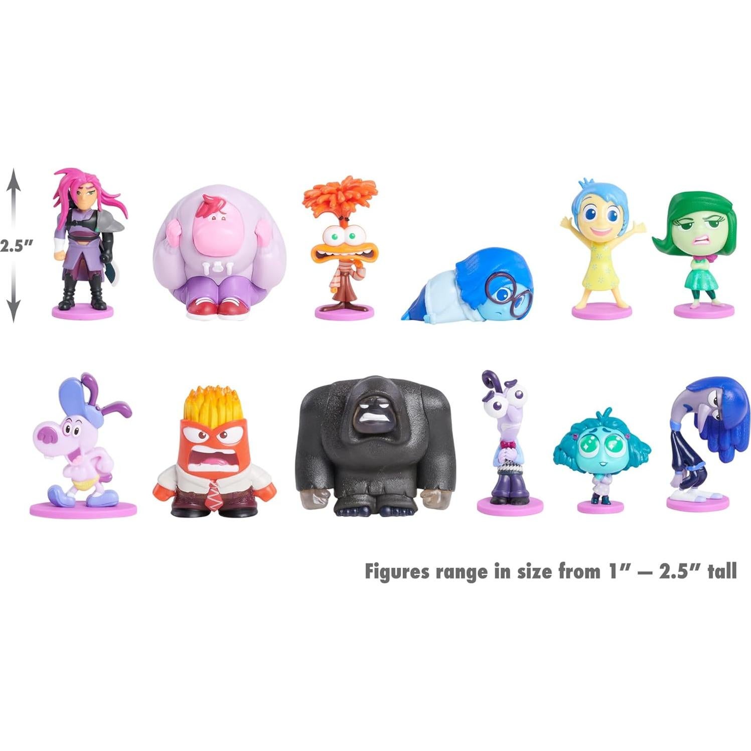 Figuras Coleccionables Inside Out 2 Just Play 2,54 a 6,35 cm