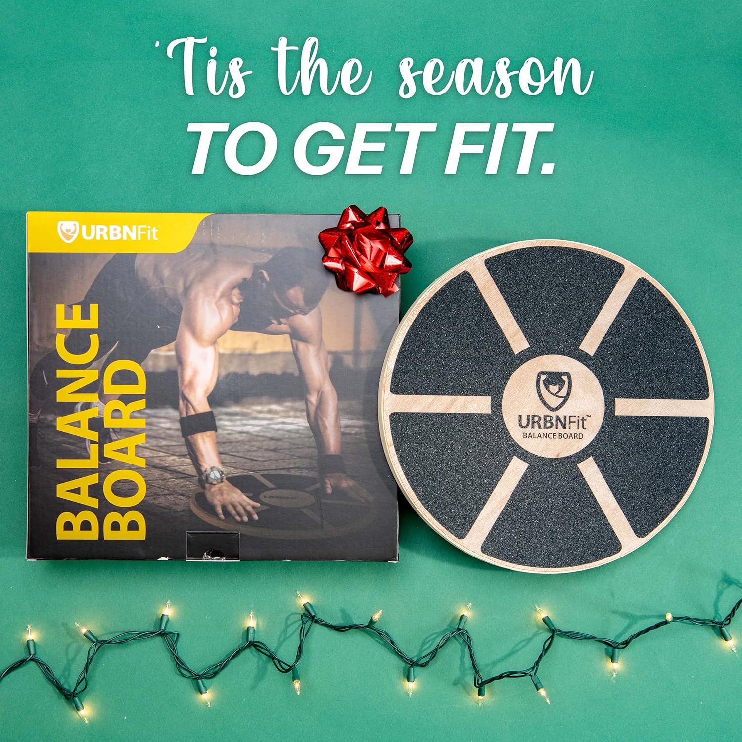 Tabla de Equilibrio URBNFit de Madera - Entrenador de Estabilidad 40cm