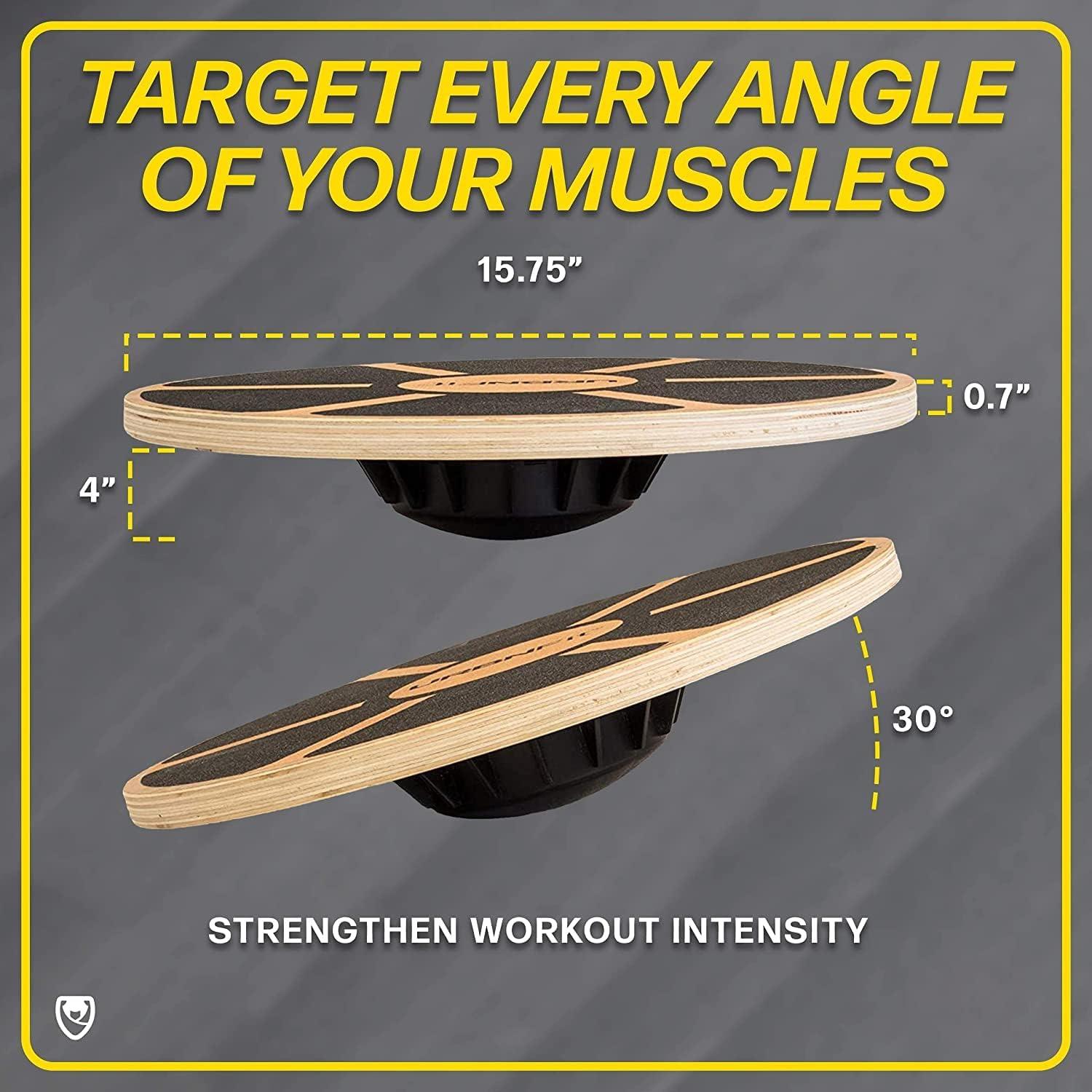 Tabla de Equilibrio URBNFit de Madera - Entrenador de Estabilidad 40cm