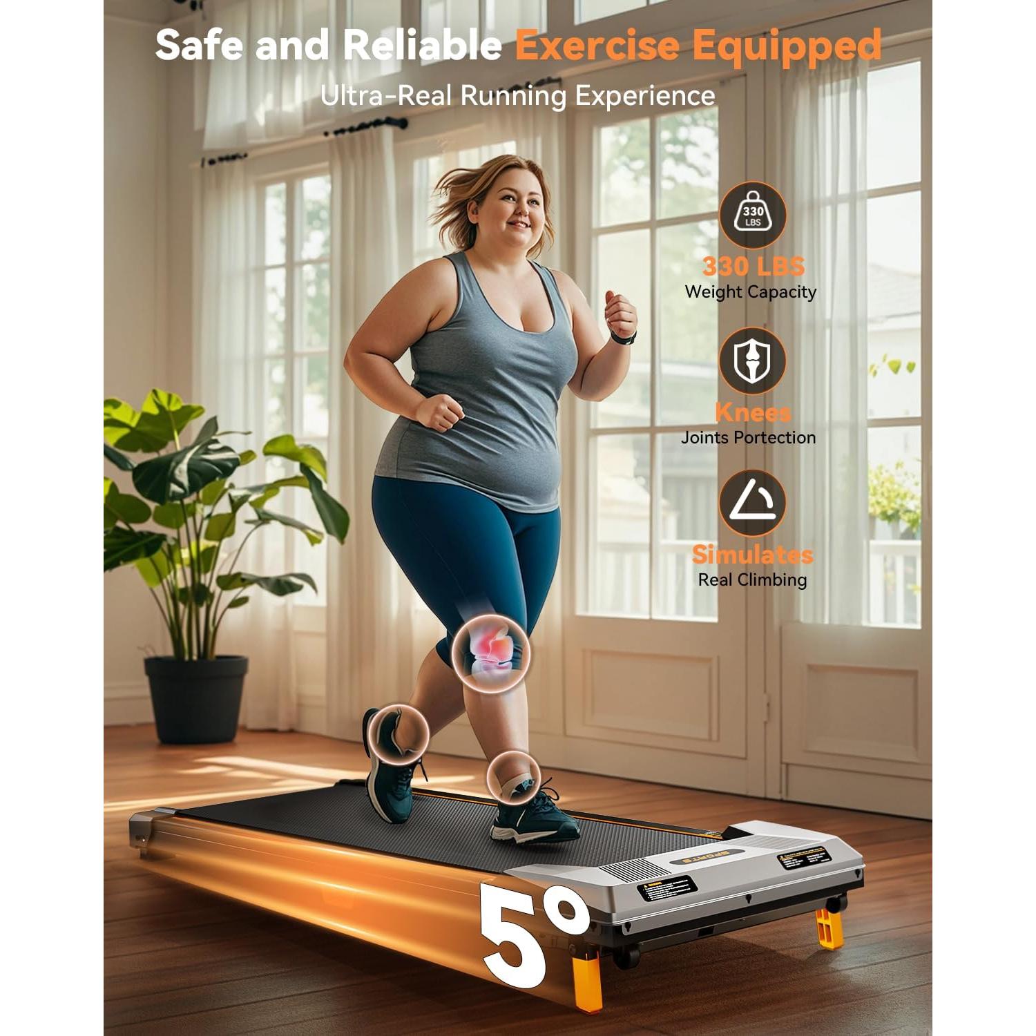 Caminadora Inclinada MejorDios 2.5HP Compacta 150kg