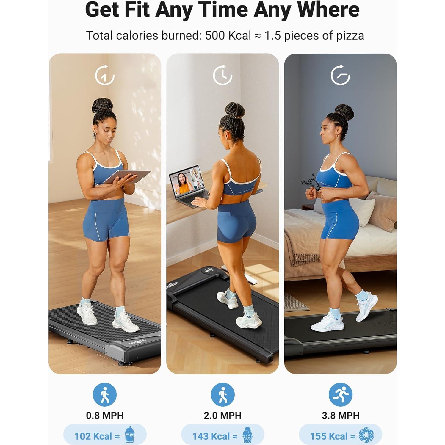 Caminadora Bajo Escritorio THERUN YT05-C Portátil 2 en 1