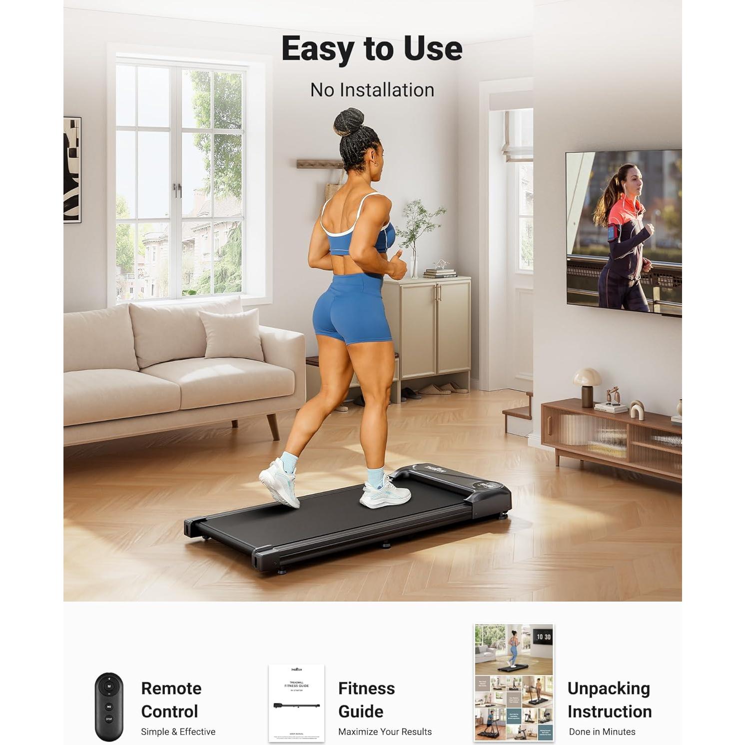 Caminadora Bajo Escritorio THERUN YT05-C Portátil 2 en 1