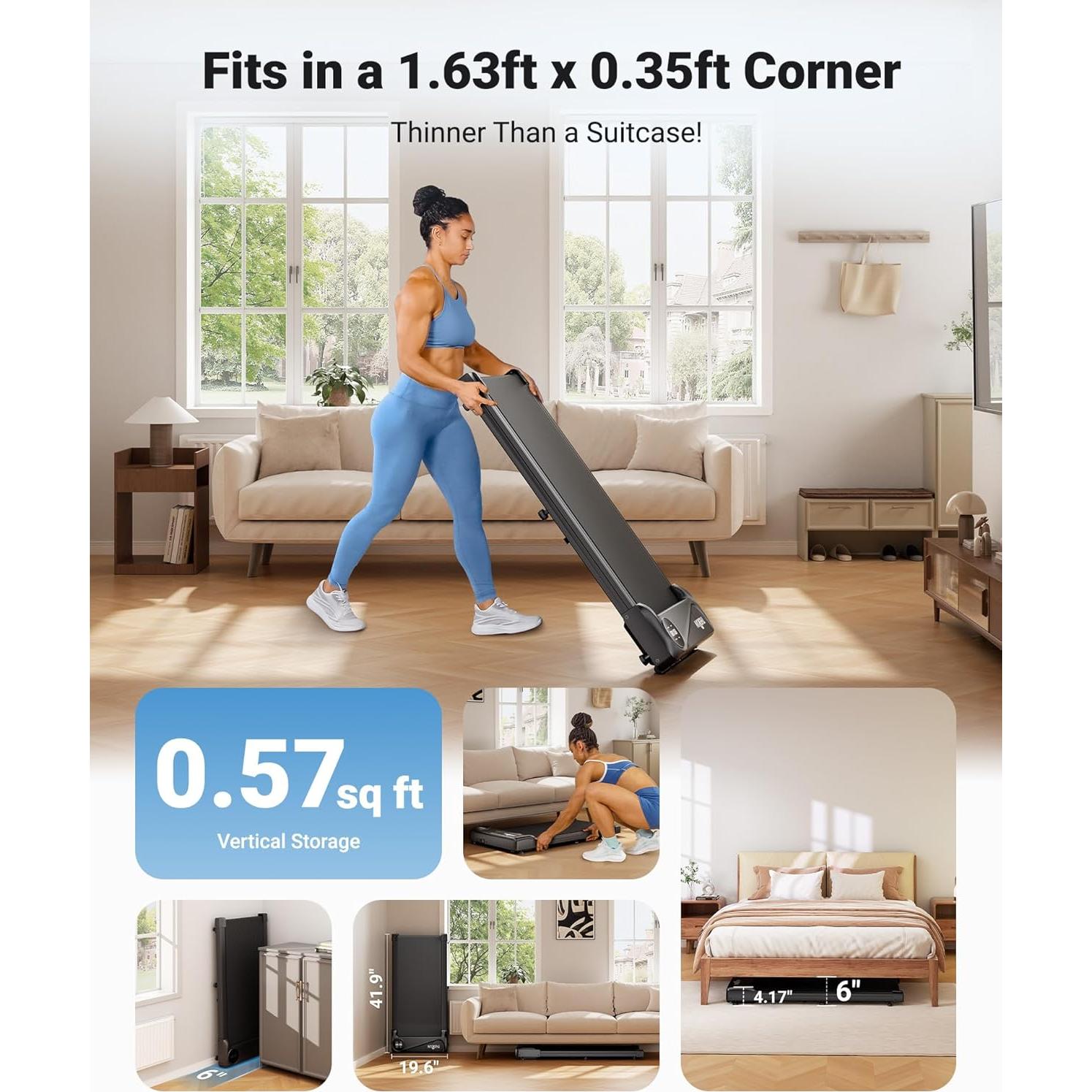 Caminadora Bajo Escritorio THERUN YT05-C Portátil 2 en 1