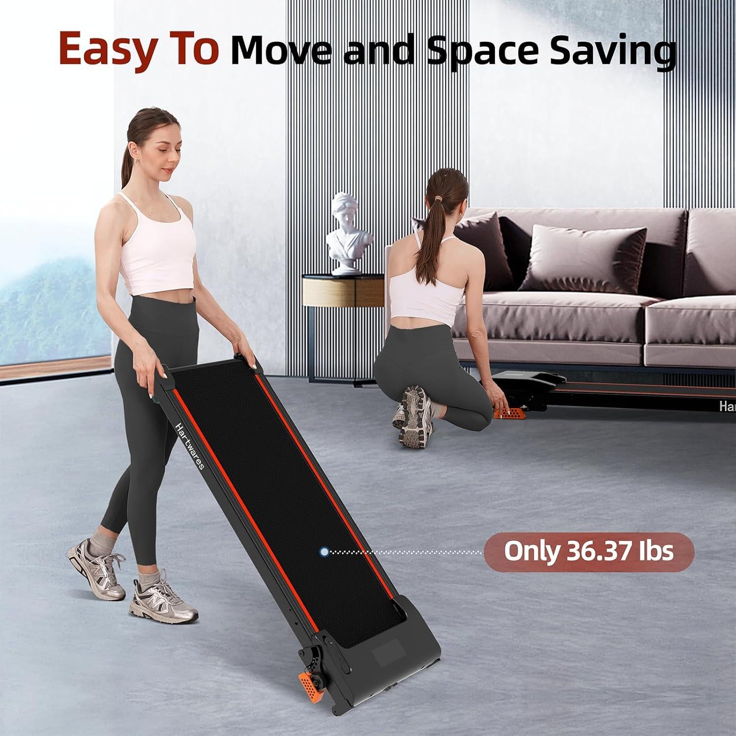 Caminadora Bajo Escritorio Hartwares HW-WPI01 2.5HP Silenciosa