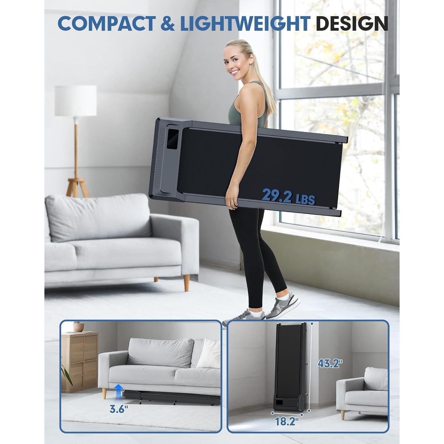 Cinta de Correr Plegable WELLFIT W01-3-SV 10% Inclinación 120kg