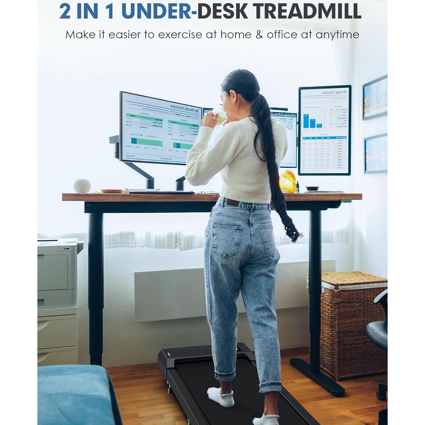 Cinta de Correr Plegable WELLFIT W01-3-SV 10% Inclinación 120kg