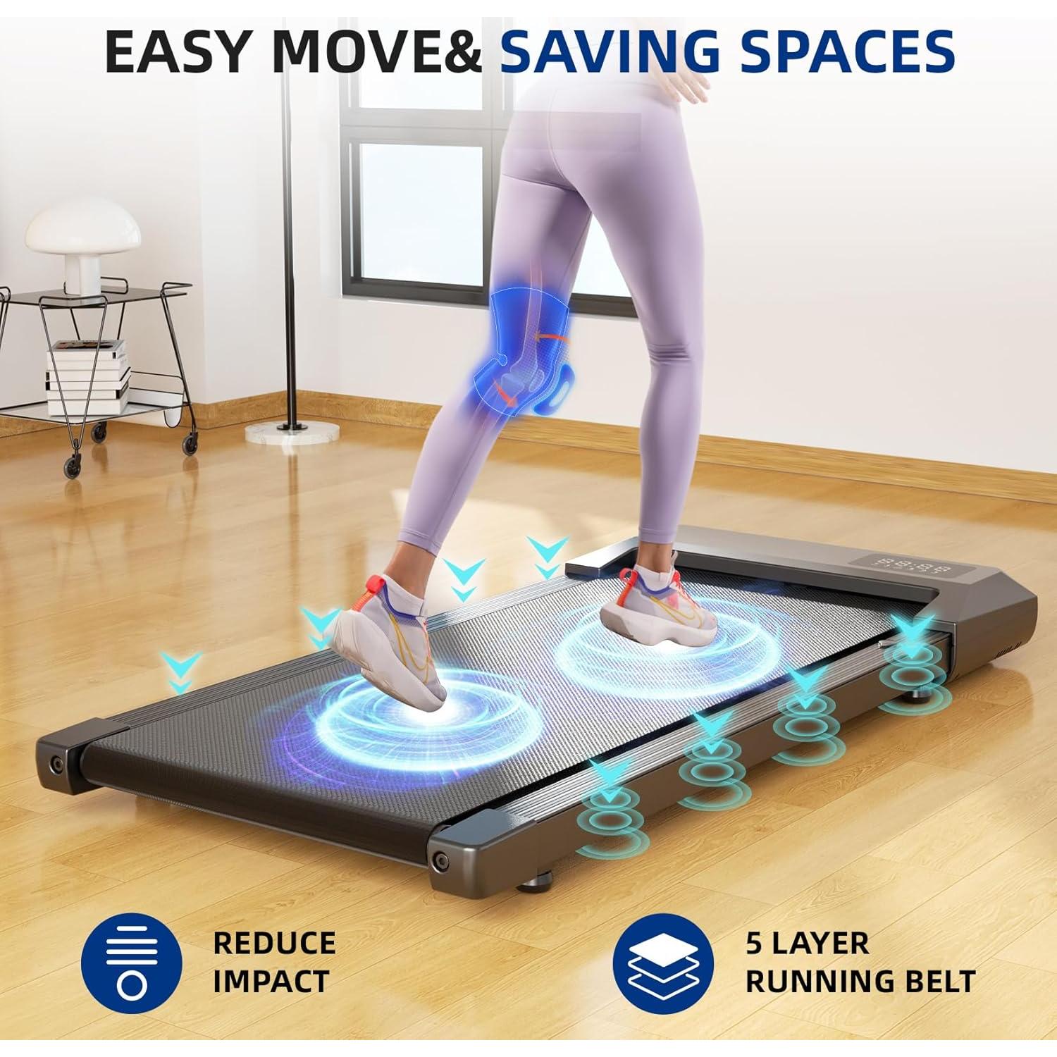 Cinta de Correr Bajo Escritorio Superun BA06-B1, 2.5 HP, 136 Kg